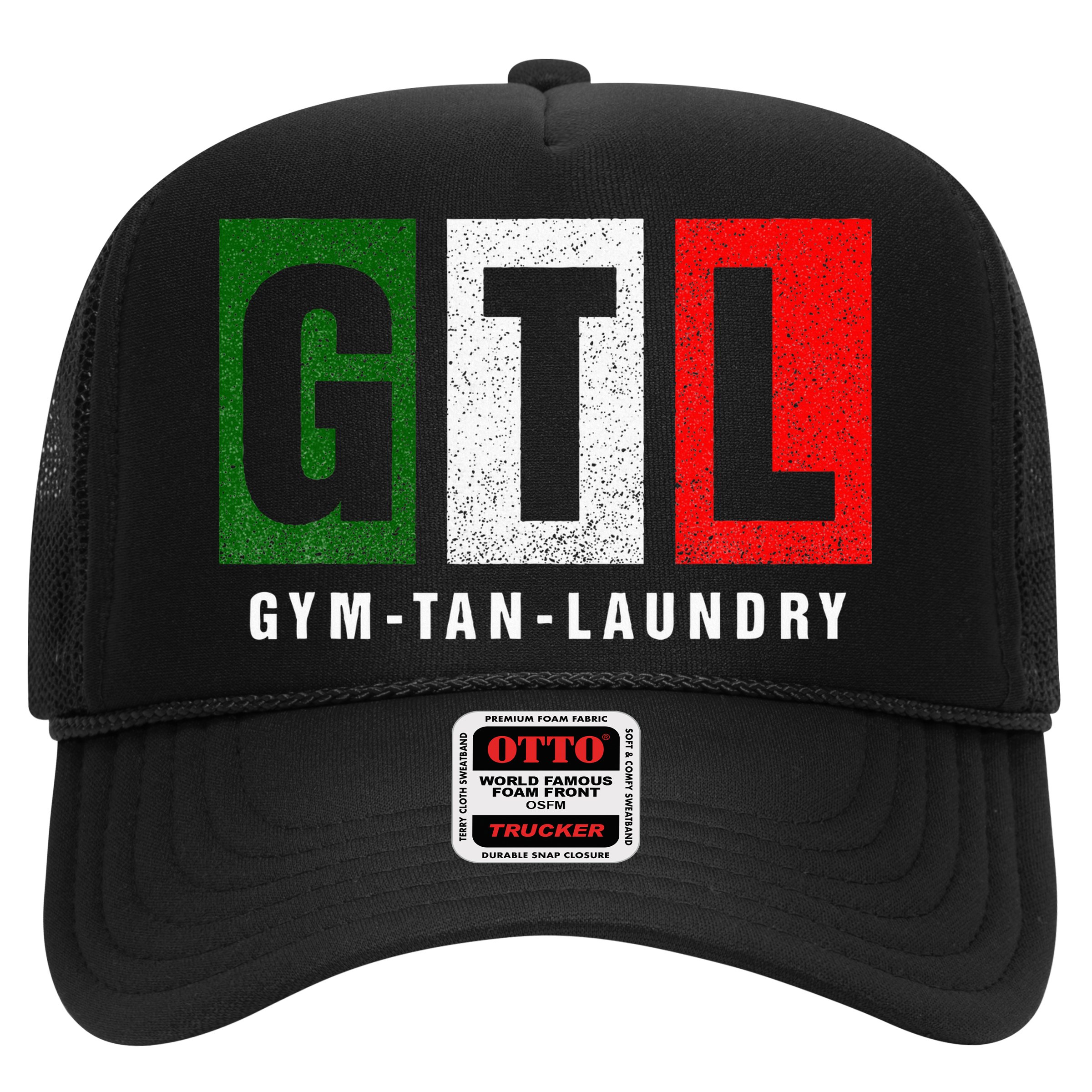 Gym Tan Laundry Gtl New Jersey Garden Nj Shore Italian Flag Hat