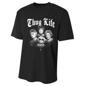 Golden Thug Life 80s Tv Sitcom Lover Fan Gift Performance Sprint T-Shirt