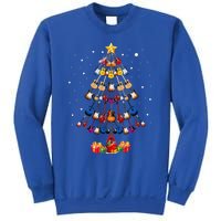 Guitar Tree Lights Christmas Pajamas Guitar Lovers Xmas Sweatshirt