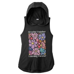 Growing Together Learning Forever Ladies PosiCharge Tri-Blend Wicking Draft Hoodie Tank