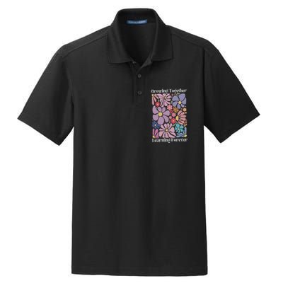 Growing Together Learning Forever Dry Zone Grid Polo