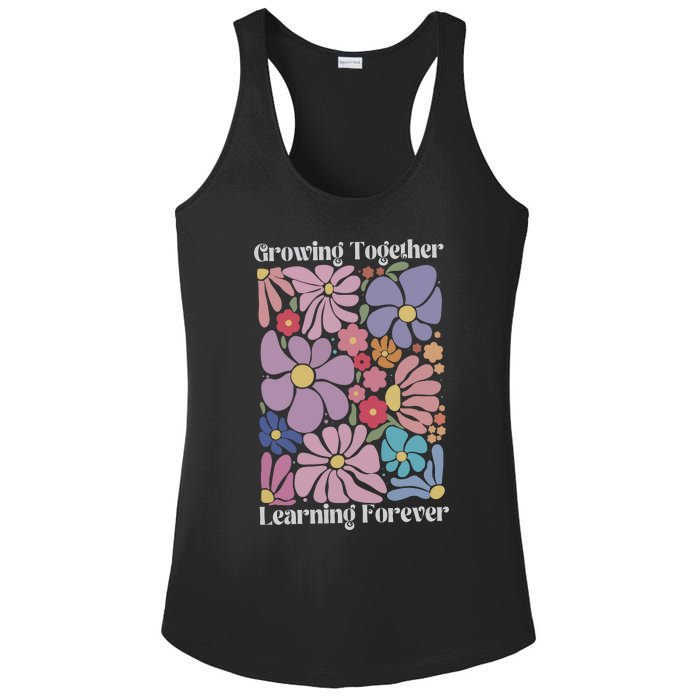 Growing Together Learning Forever Ladies PosiCharge Competitor Racerback Tank