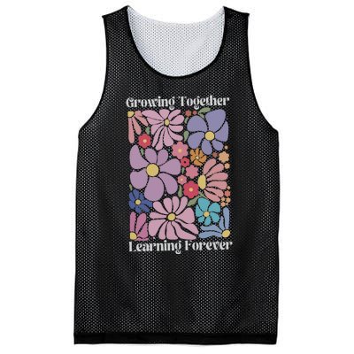 Growing Together Learning Forever Mesh Reversible Basketball Jersey Tank