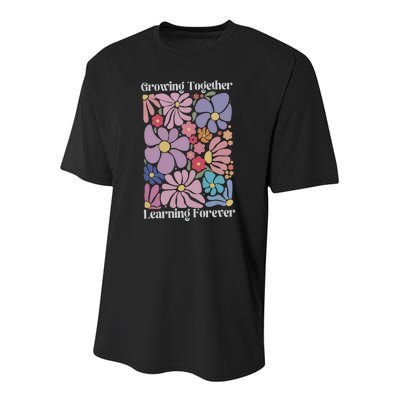 Growing Together Learning Forever Youth Performance Sprint T-Shirt