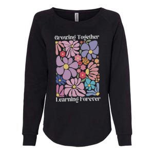 Growing Together Learning Forever Womens California Wash Sweatshirt