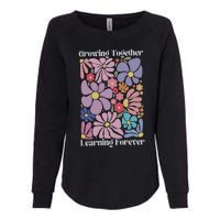 Growing Together Learning Forever Womens California Wash Sweatshirt