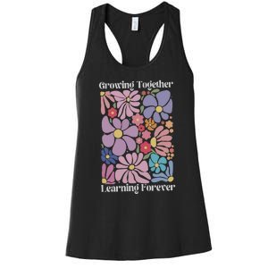 Growing Together Learning Forever Women's Racerback Tank