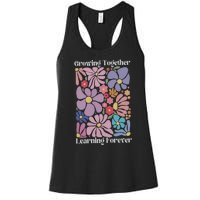 Growing Together Learning Forever Women's Racerback Tank