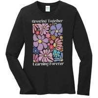 Growing Together Learning Forever Ladies Long Sleeve Shirt