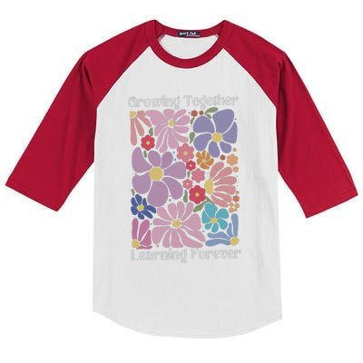 Growing Together Learning Forever Kids Colorblock Raglan Jersey