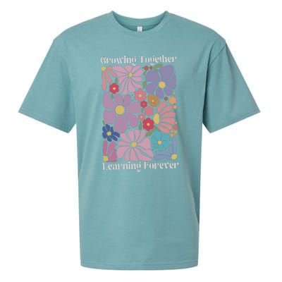 Growing Together Learning Forever Sueded Cloud Jersey T-Shirt