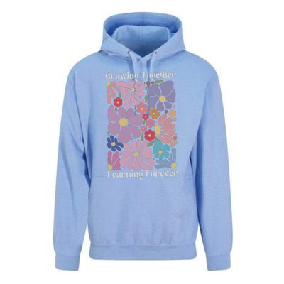 Growing Together Learning Forever Unisex Surf Hoodie