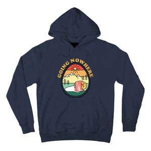 Gudetama The Lazy Egg Camping Going Nowhere Tall Hoodie