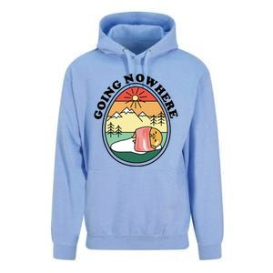 Gudetama The Lazy Egg Camping Going Nowhere Unisex Surf Hoodie