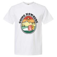 Gudetama The Lazy Egg Camping Going Nowhere Garment-Dyed Heavyweight T-Shirt