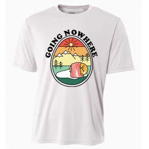 Gudetama The Lazy Egg Camping Going Nowhere Cooling Performance Crew T-Shirt