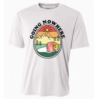 Gudetama The Lazy Egg Camping Going Nowhere Cooling Performance Crew T-Shirt