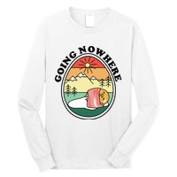 Gudetama The Lazy Egg Camping Going Nowhere Long Sleeve Shirt