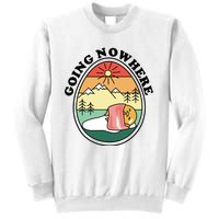 Gudetama The Lazy Egg Camping Going Nowhere Sweatshirt