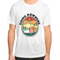 Gudetama The Lazy Egg Camping Going Nowhere Adult ChromaSoft Performance T-Shirt