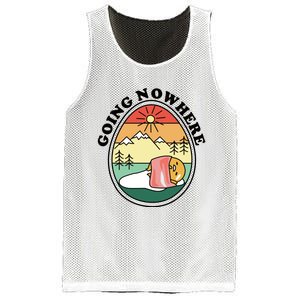 Gudetama The Lazy Egg Camping Going Nowhere Mesh Reversible Basketball Jersey Tank