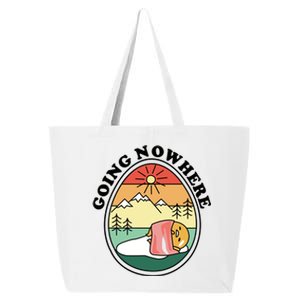 Gudetama The Lazy Egg Camping Going Nowhere 25L Jumbo Tote