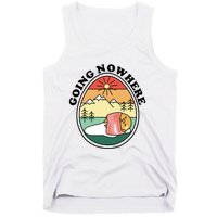 Gudetama The Lazy Egg Camping Going Nowhere Tank Top