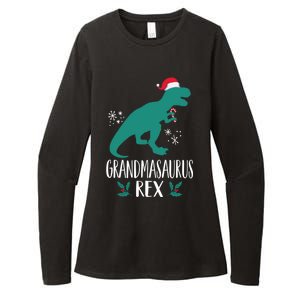 Grandmasaurus Trex Matching Family Christmas Dino Outfit Gift Womens CVC Long Sleeve Shirt