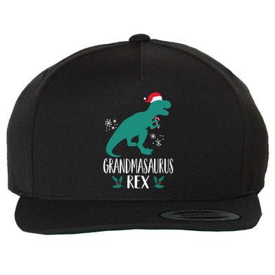 Grandmasaurus Trex Matching Family Christmas Dino Outfit Gift Wool Snapback Cap