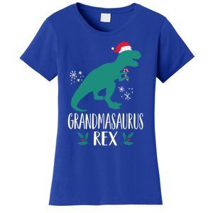 Grandmasaurus Trex Matching Family Christmas Dino Outfit Gift Women's T-Shirt