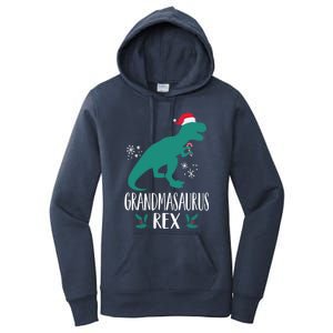 Grandmasaurus Trex Matching Family Christmas Dino Outfit Gift Women's Pullover Hoodie