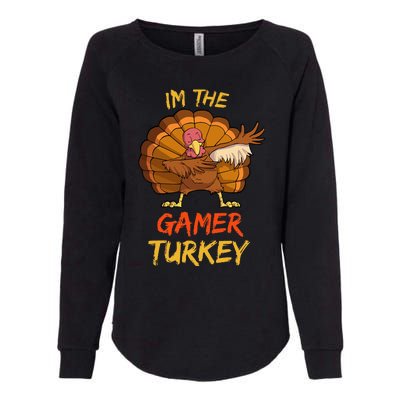 Gamer Turkey Matching Family Group Thanksgiving Party Pajama Womens California Wash Sweatshirt