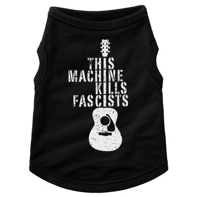 Guitar This Machines Kills Fascists Funny Music Lover Doggie Tank