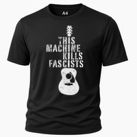 Guitar This Machines Kills Fascists Funny Music Lover Cooling Performance Crew T-Shirt