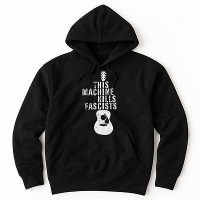 Guitar This Machines Kills Fascists Funny Music Lover Hoodie