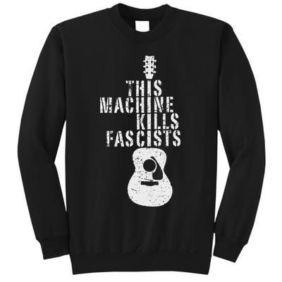 Guitar This Machines Kills Fascists Funny Music Lover Sweatshirt