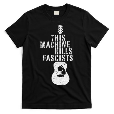 Guitar This Machines Kills Fascists Funny Music Lover T-Shirt