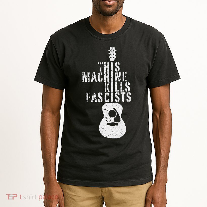 Guitar This Machines Kills Fascists Funny Music Lover Tall T-Shirt