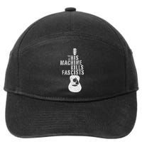Guitar This Machines Kills Fascists Funny Music Lover 7-Panel Snapback Hat