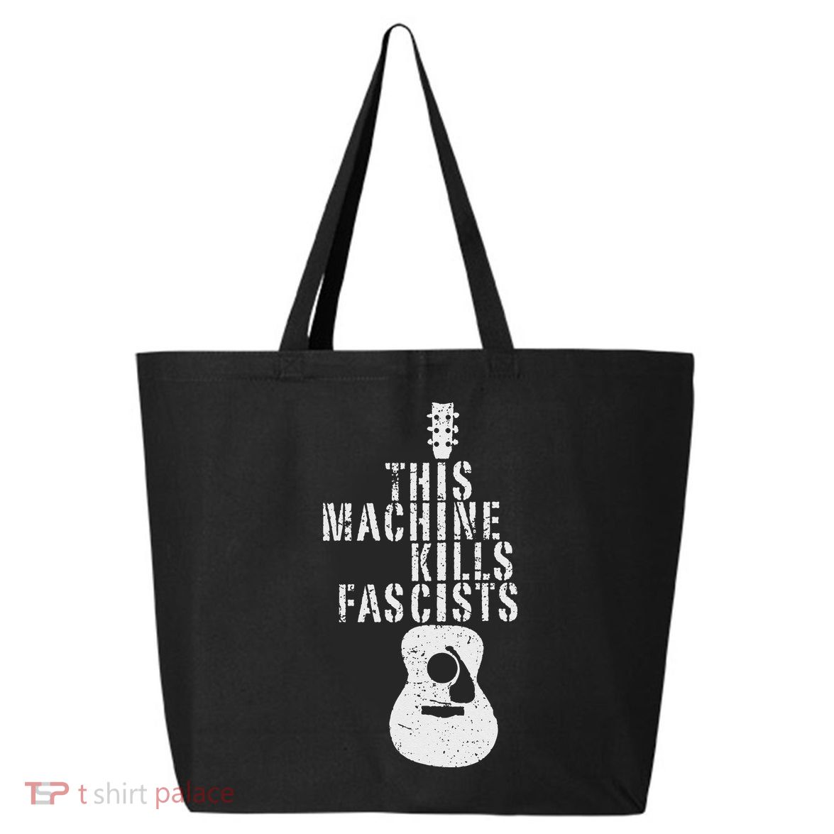 Guitar This Machines Kills Fascists Funny Music Lover 25L Jumbo Tote