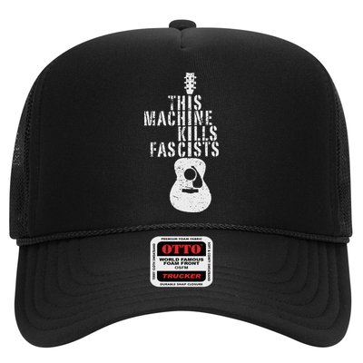 Guitar This Machines Kills Fascists Funny Music Lover Trucker Hat