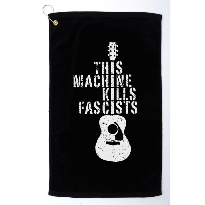 Guitar This Machines Kills Fascists Funny Music Lover Golf Towel