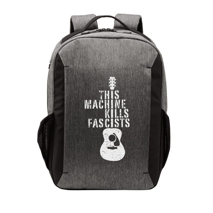 Guitar This Machines Kills Fascists Funny Music Lover Vector Backpack