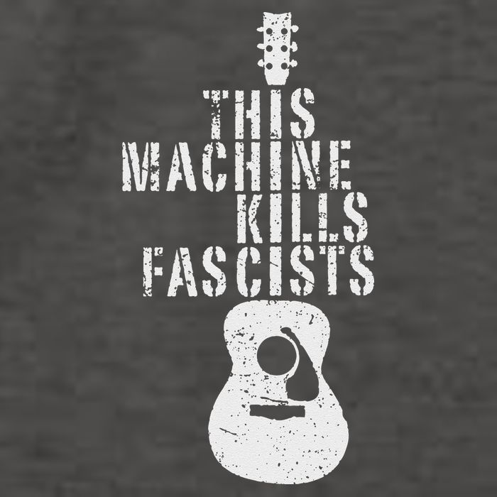 Guitar This Machines Kills Fascists Funny Music Lover Vector Backpack