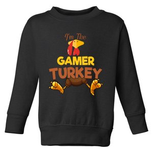 Gamer Turkey Matching Family Group Thanksgiving Gifts  Toddler Sweatshirt