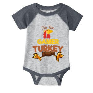 Gamer Turkey Matching Family Group Thanksgiving Gifts  Infant Baby Jersey Bodysuit