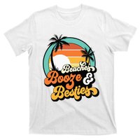 Girl Trip Matching Beaches Booze Besties Best Friends T-Shirt