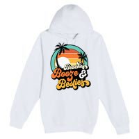 Girl Trip Matching Beaches Booze Besties Best Friends Premium Pullover Hoodie