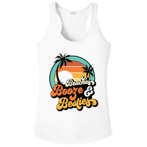 Girl Trip Matching Beaches Booze Besties Best Friends Ladies PosiCharge Competitor Racerback Tank