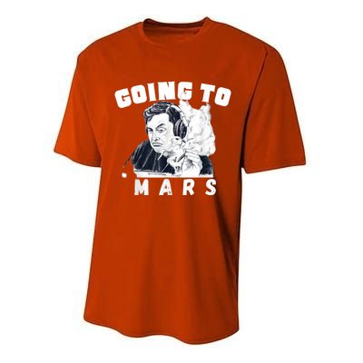 Going To Mars Occupy Mars Elon Marsexploration Performance Sprint T-Shirt